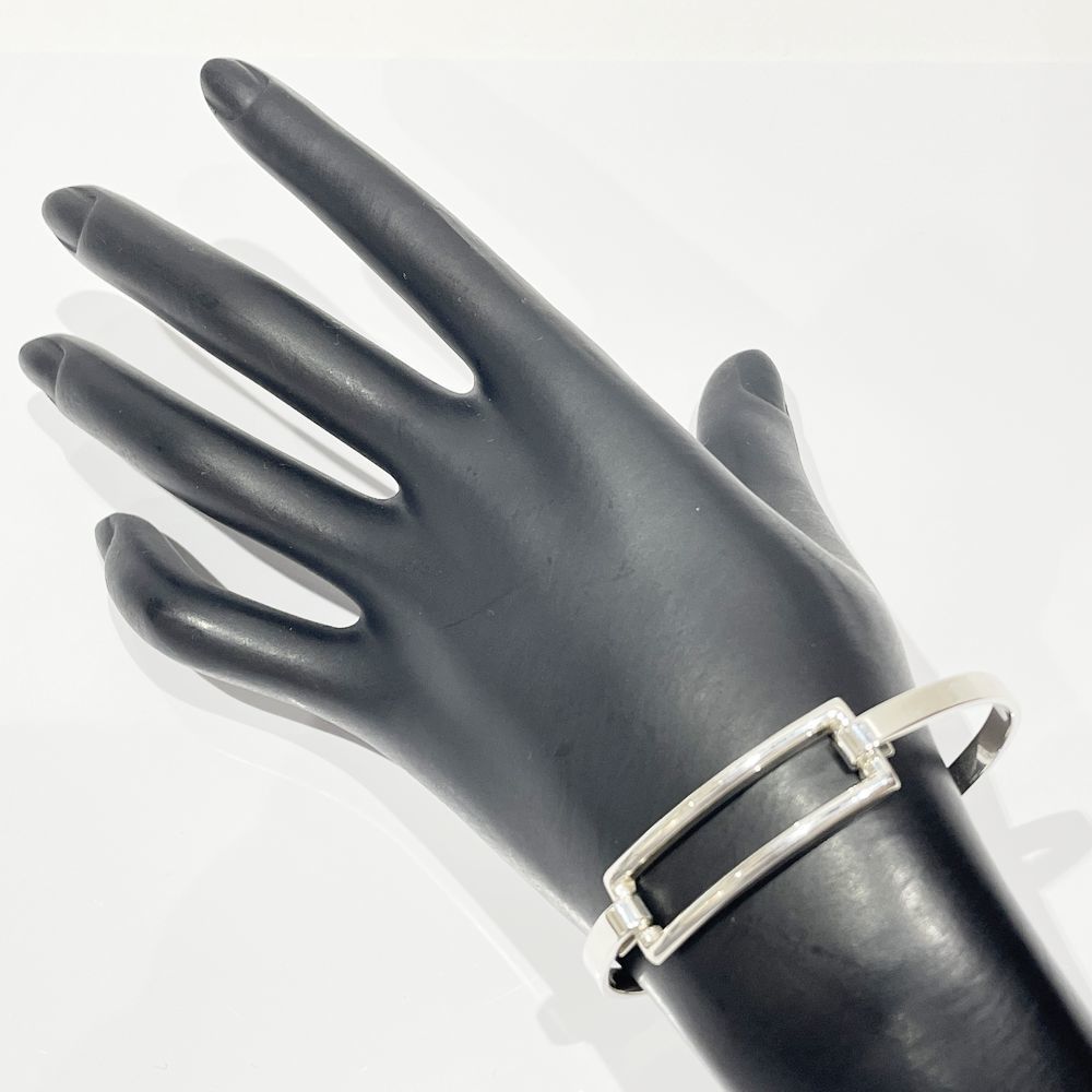 Tiffany Open Rectangle Bangle Silver - image 8